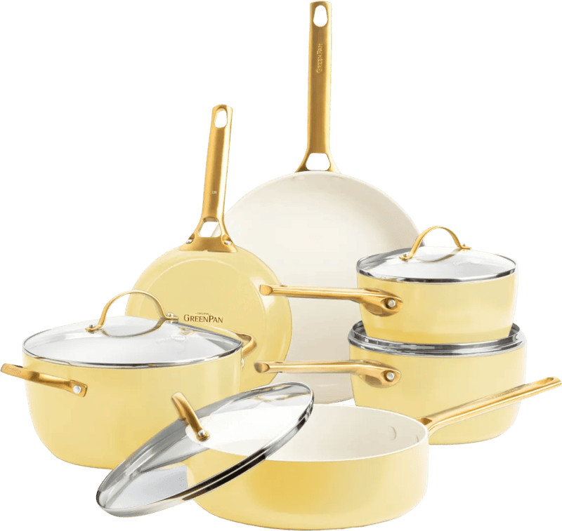 GreenPan Padova Reserve Pannenset 10-delig Sunshine Yellow