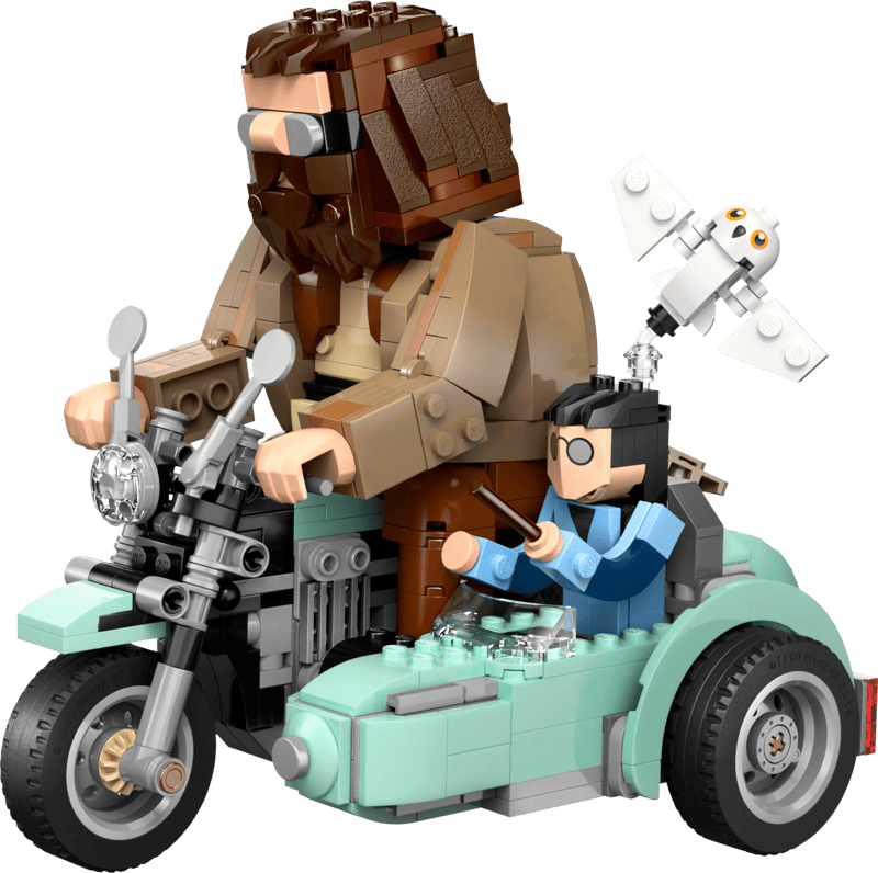 LEGO Harry Potter Hagrid en Harry’s Rit op de Motor 76443