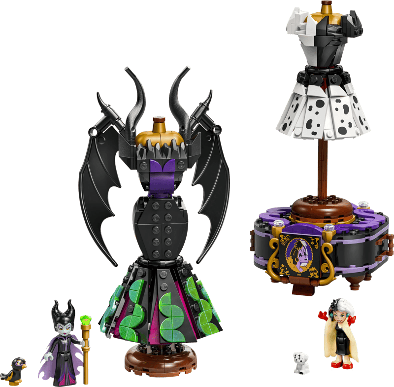LEGO Disney de Jurken van Malificent en Cruella de Vil 43262