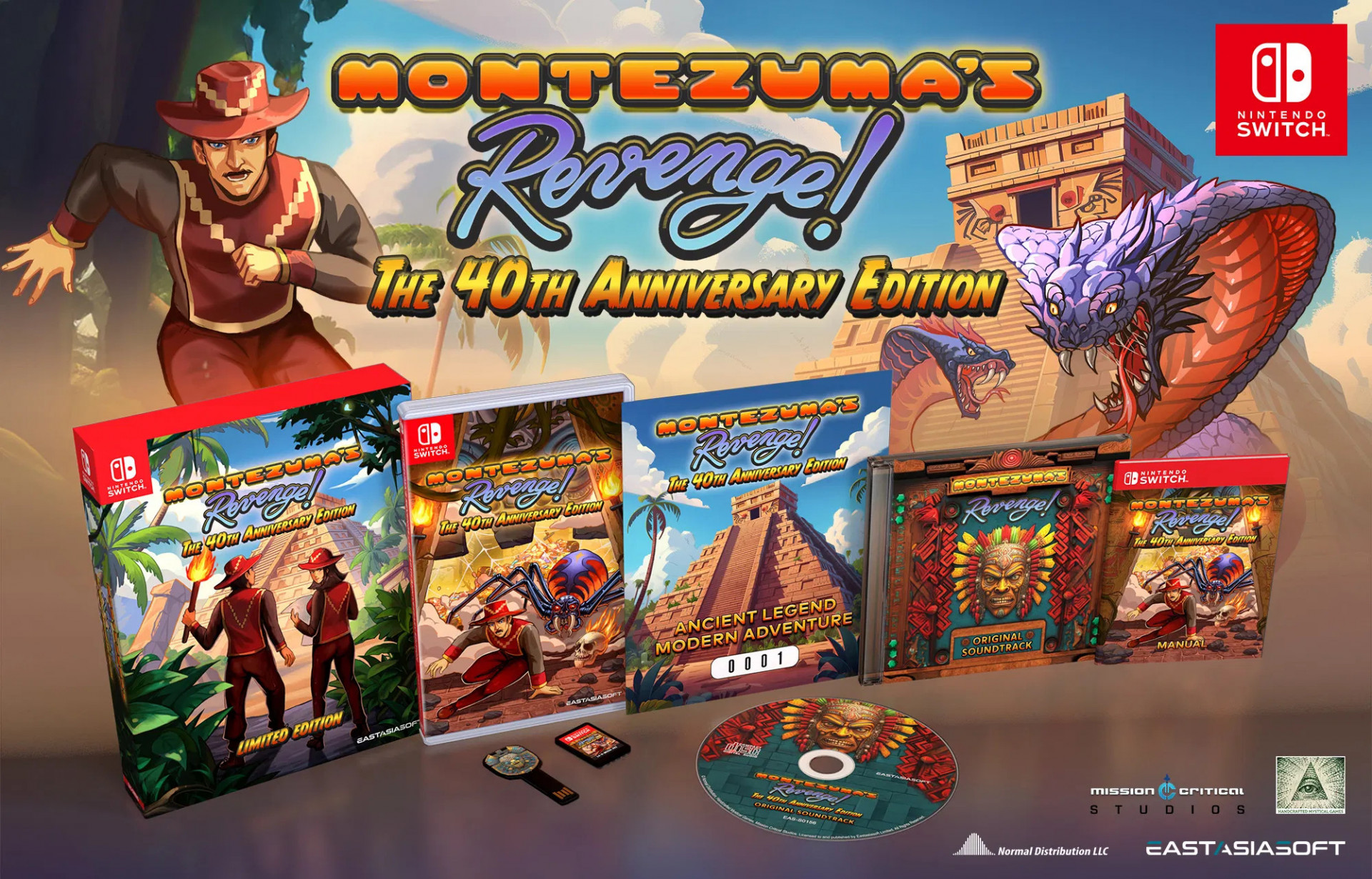 Montezuma’s Revenge the 40th Anniversary Edition Limited Edition
