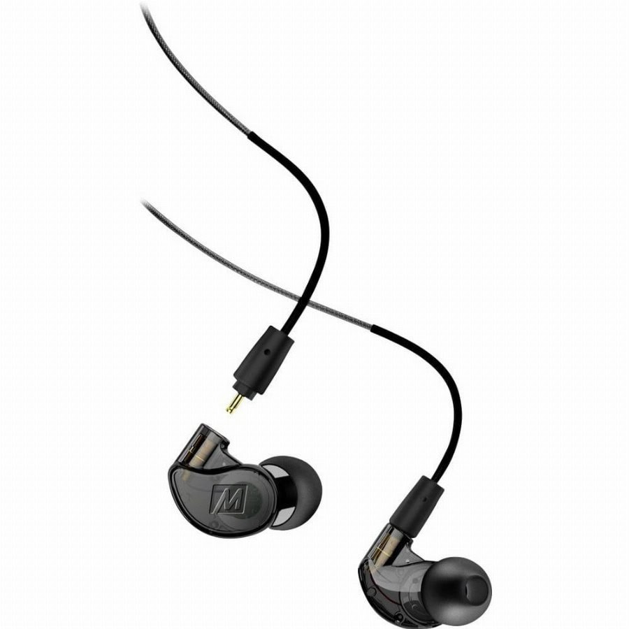 MEE audio M6 PRO In Ear oordopjes Kabel Zwart Headset, Bestand tegen zweet