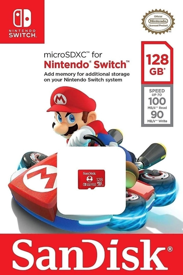 SanDisk MicroSDXC Extreme Gaming 128GB Toad (Nintendo licensed)
