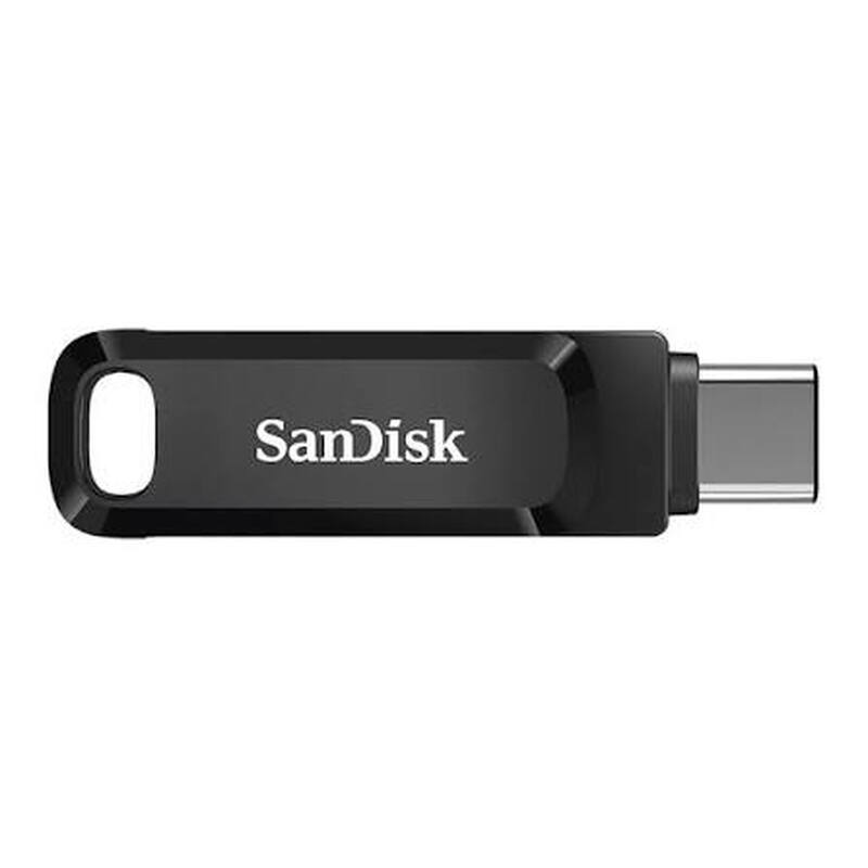 SanDisk Ultra Dual Drive Go USB Type-C™ USB-stick 512 GB Zwart SDDDC3-512G-G46 USB-C 3.2 Gen 1, USB-A 3.2 Gen 1