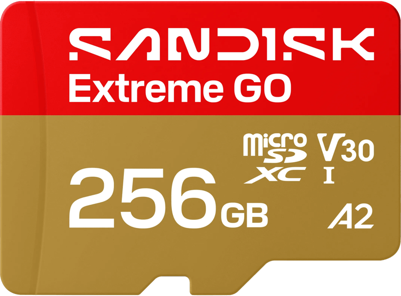 SANDISK Extreme GO microSDXC 256GB 240MB/s