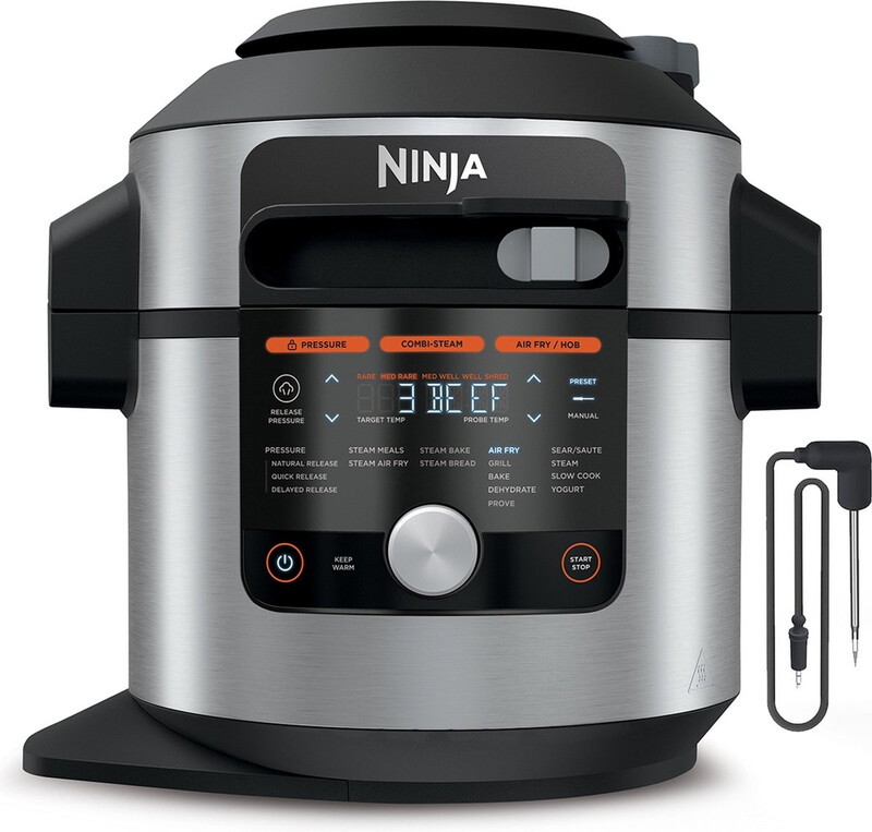 Ninja multifunctionele pan OL750EU, 7,5 liter, zwart / roestvrij staal