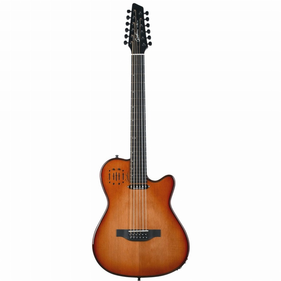 Godin A12 Ultra Deluxe Lightburst elektrisch-akoestische westerngitaar