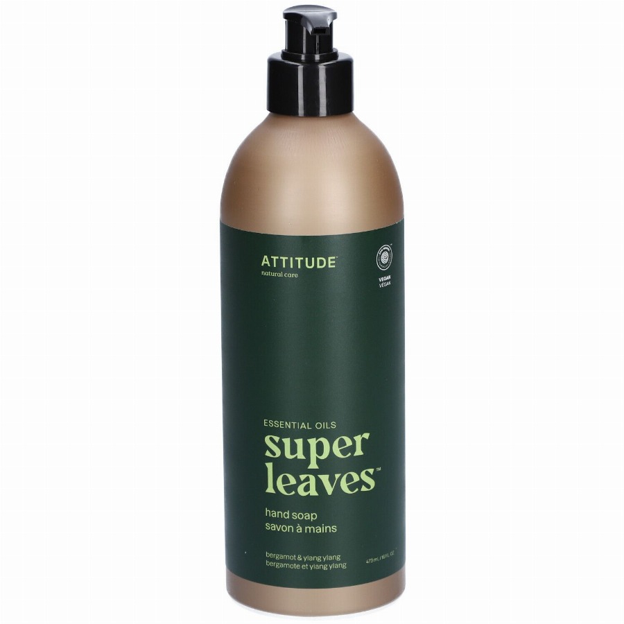Attitude Savon Mains Super Leaves Bergamote et Ylang-Ylang 473 Zeep