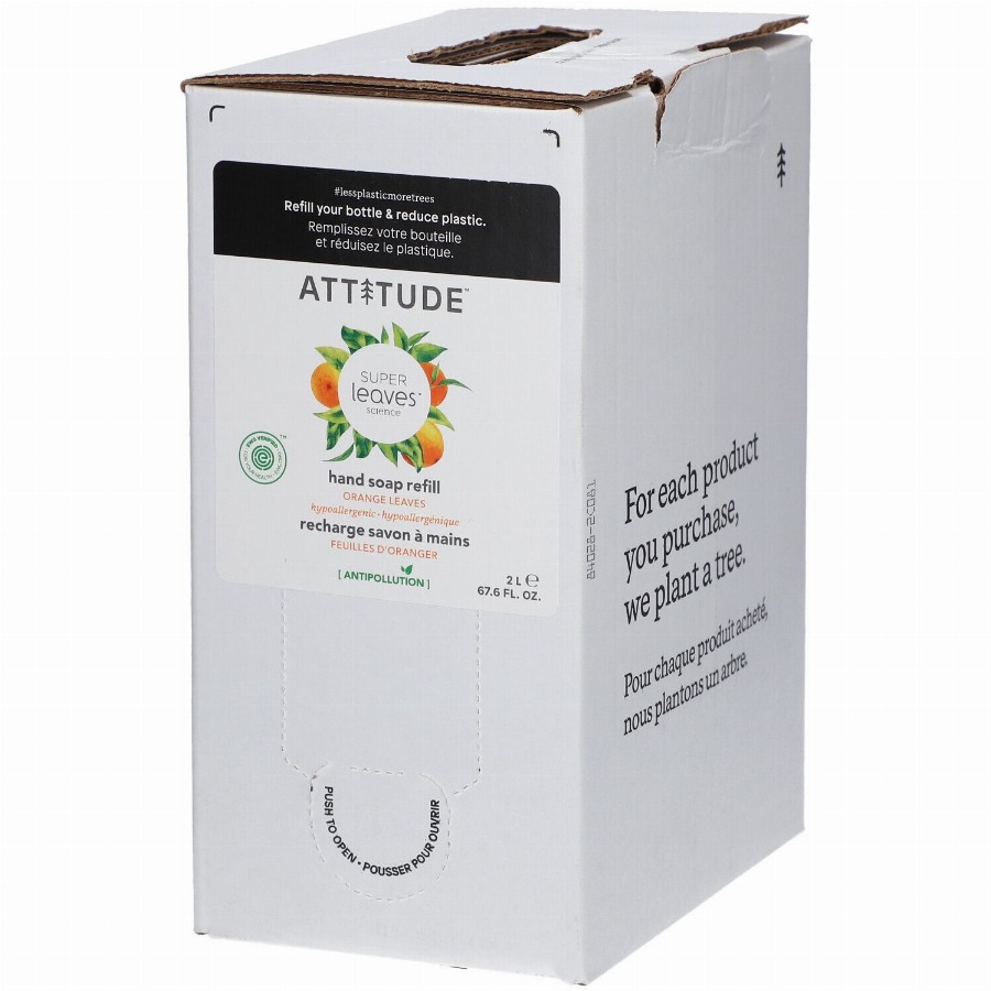 Attitude Super Leaves Handzeep Sinaasappelblad Refill 2 Zeep