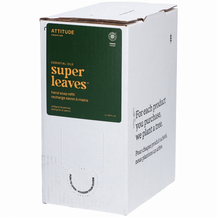 Attitude Recharge Savon Mains Super Leaves Petitgrain Jasmin 2000 Zeep