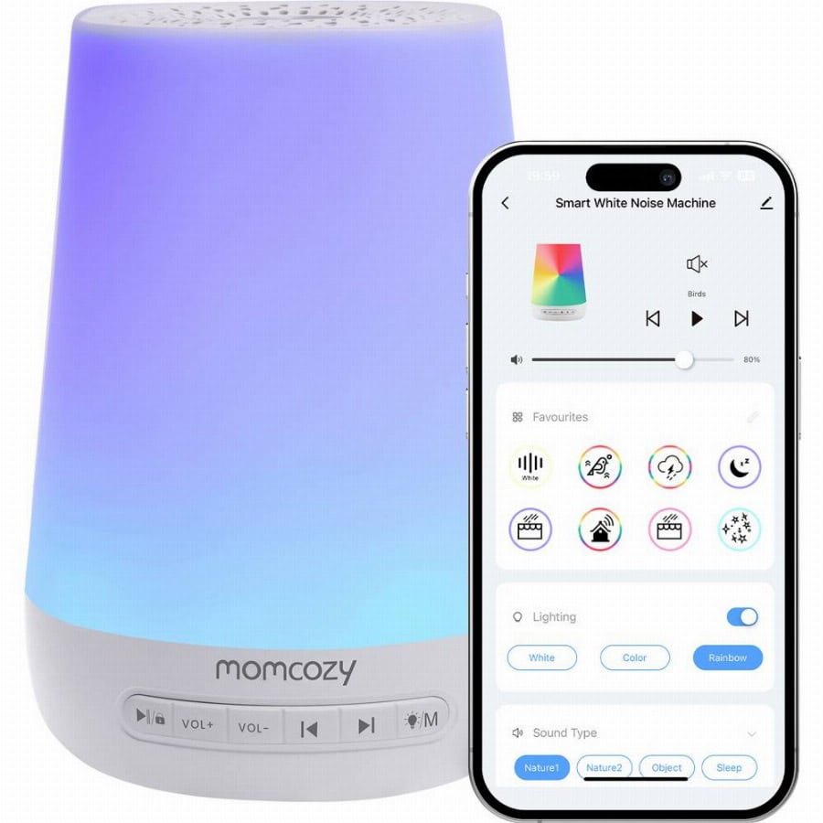 momcozy Mini-luidspreker Wit