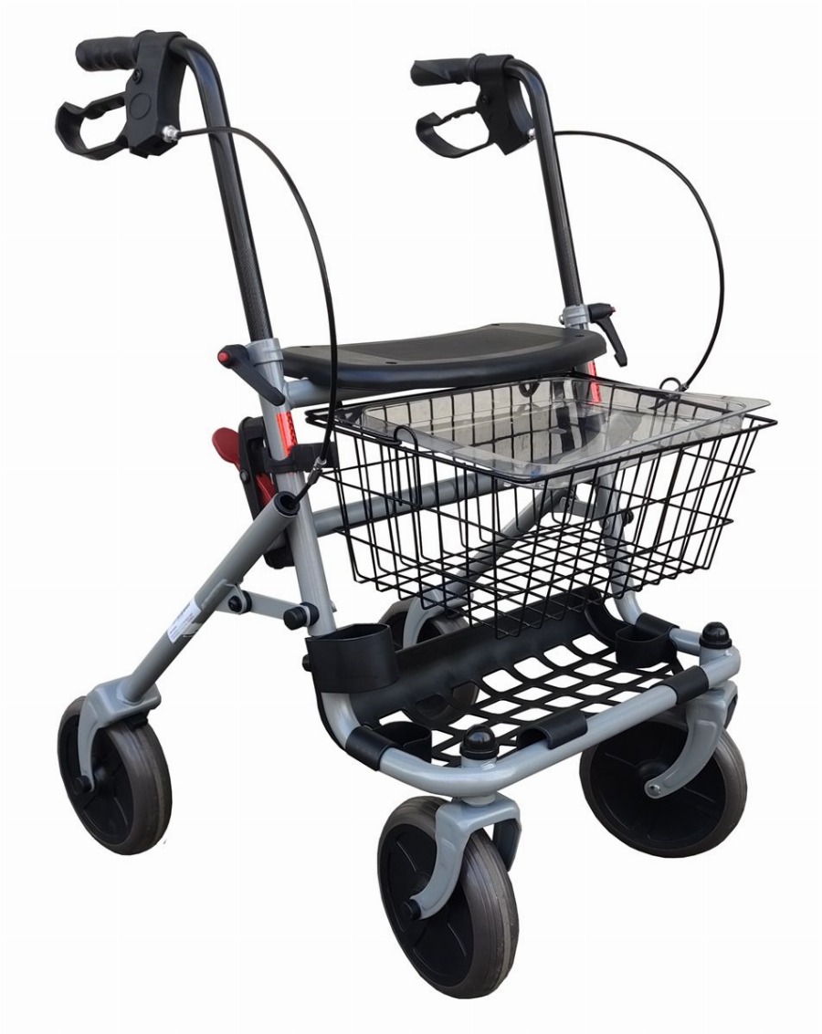 Ausilium In hoogte verstelbare opvouwbare rollator voor senioren 1