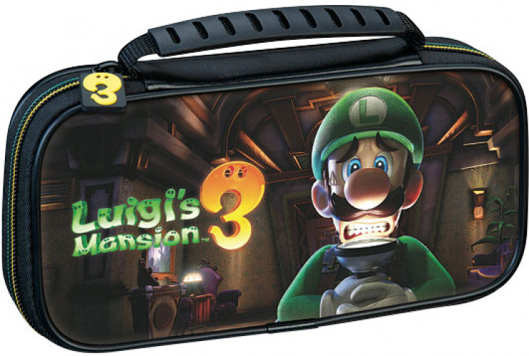 Big Ben Deluxe Travel Case Black – Luigi’s Mansion 3 (NLS148L) (Nintendo Switch Lite)