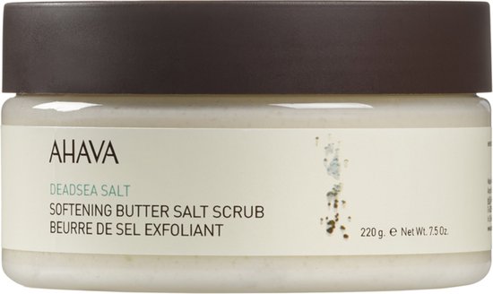 AHAVA Deadsea Salt Softening Butter Scrub met verzachtende werking | Alle huidtypes 220 Peeling
