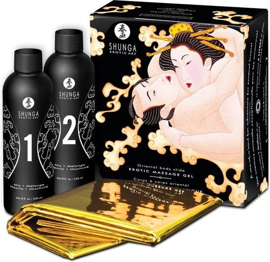 Shunga Erotic Art - Massage-Gel Kit 500