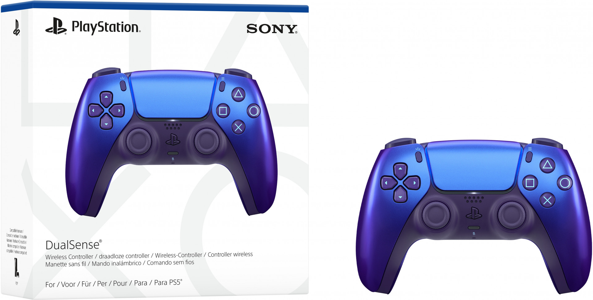 Sony PS5 DualSense Draadloze Controller – Chroma Indigo