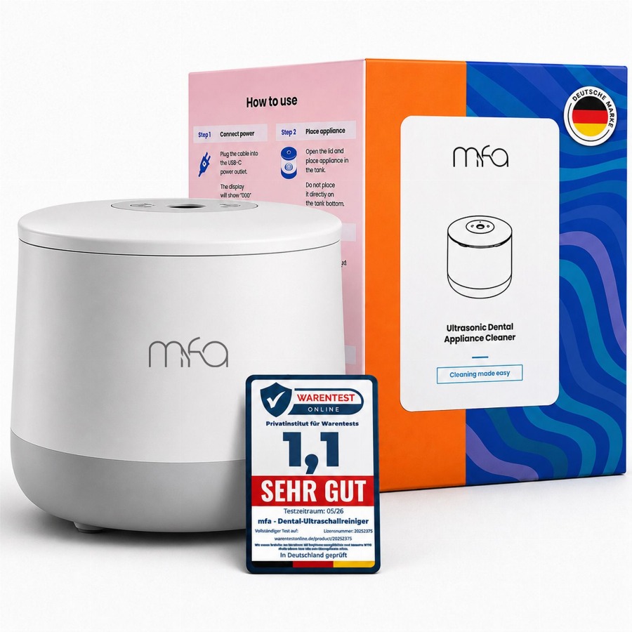 mfa® Ultrasone reiniger voor kunstgebitten en beugels 1