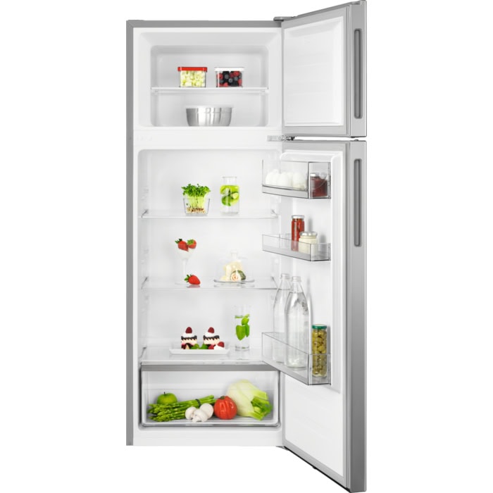 AEG 5000 ColdSense - Koel-vriescombinatie vrijstaand 143.4 cm inox look RDB424E1AX