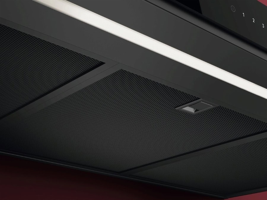 AEG 8000 AuroraTech - Schouwdampkap met Hob2Hood 90 cm Zwart GB87D91CB