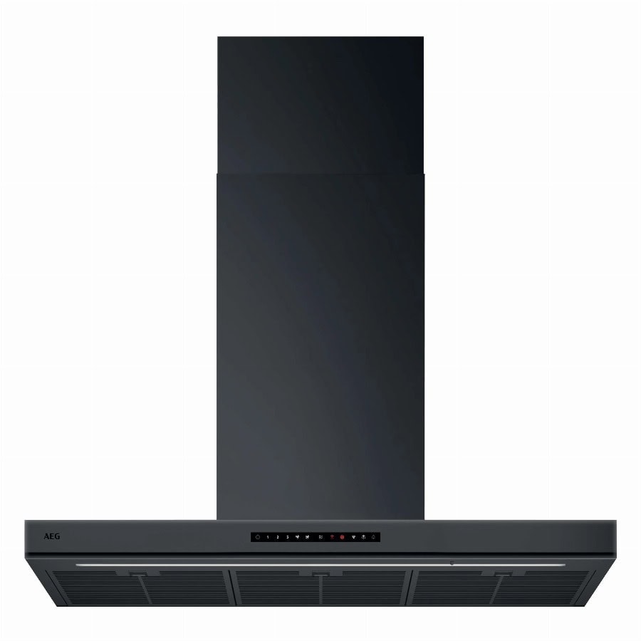 AEG 8000 AuroraTech - Schouwdampkap met Hob2Hood 90 cm Matzwart NDB8791CT