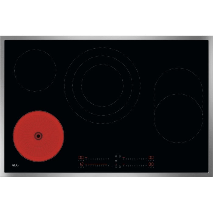 AEG 3000 Rapid Power - vitrokeramische kookplaat, 80 cm OHI84A07XB