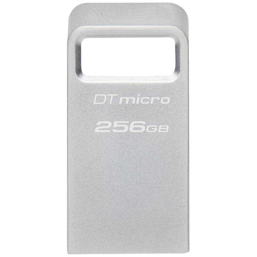 Kingston DataTraveler Micro USB-stick Retail 256 GB Zilver DTMC3G2/256GB USB-A 3.2 Gen 1