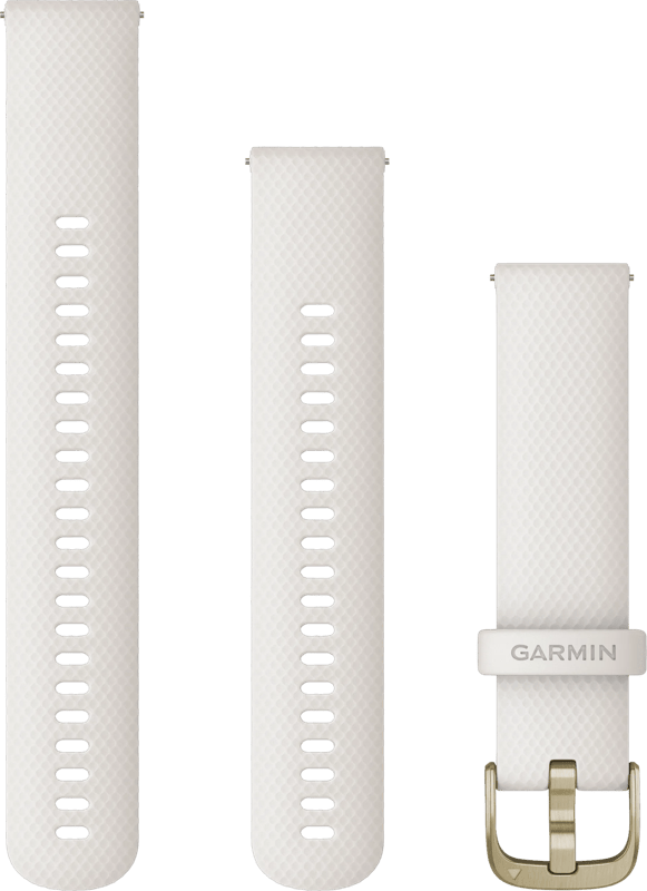 Garmin Siliconen Bandje Crème/Goud 20mm