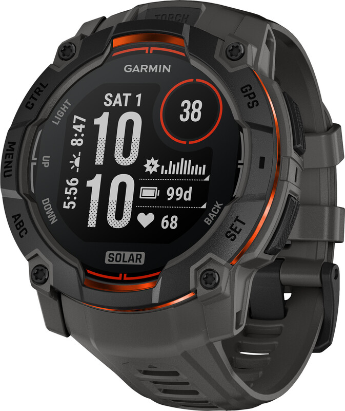 Garmin Instinct 3 Solar Zwart 50 mm