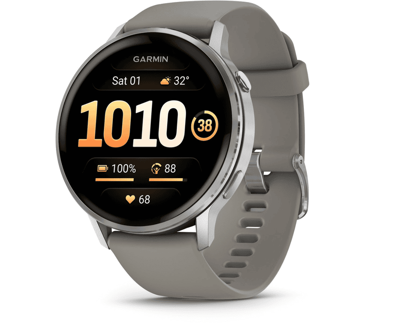 GARMIN VENU 4 45MM BLACK W/ SILVER + GRAY