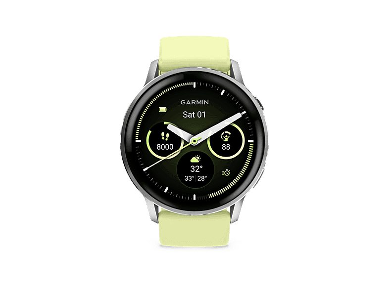 GARMIN VENU 4 45MM GRAY W/ SILVER + LEMON