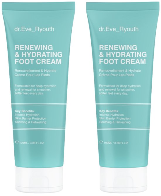 Dr. Eve_Ryouth Vernieuwende en hydraterende voetcrème duo 200