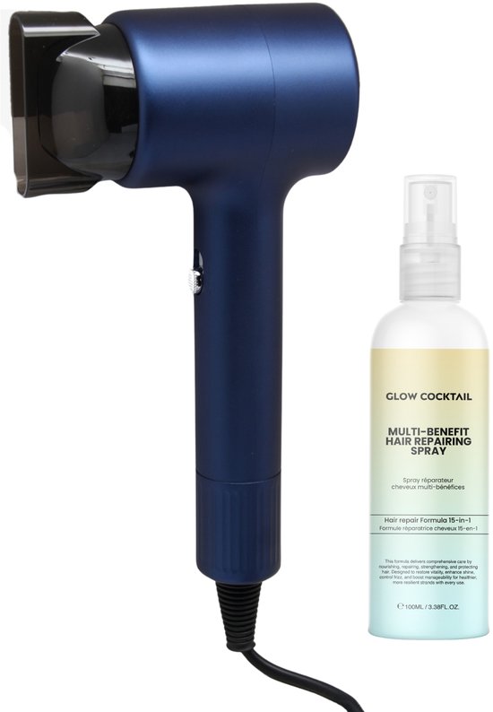 Glow Cocktail Volume Breeze Haardroger met Multifunctionele Haarherstel Spray 1