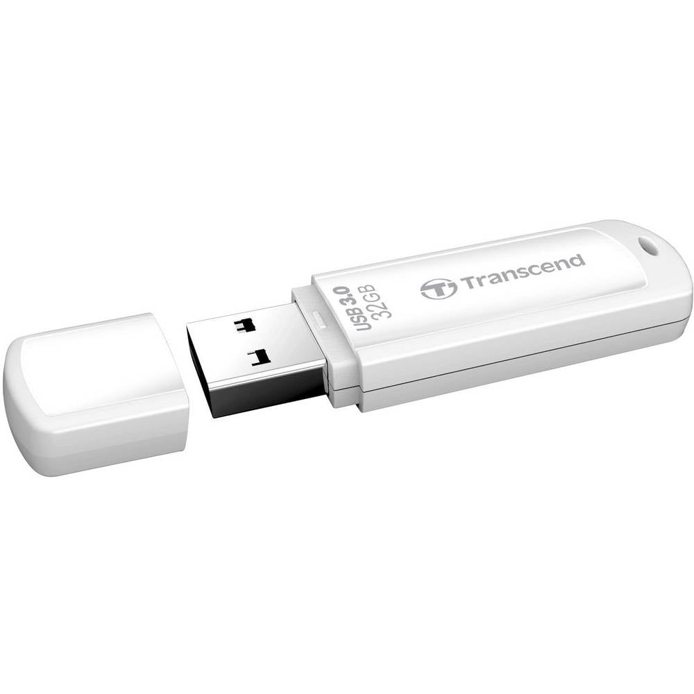 Transcend JetFlash® 730 USB-stick 32 GB Wit TS32GJF730 USB-A 3.2 Gen 1