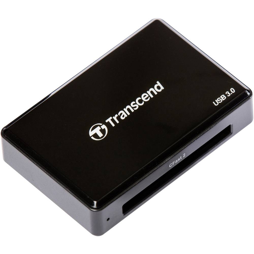 Transcend RDF2 Externe geheugenkaartlezer USB-A 3.1 Gen 1 Zwart