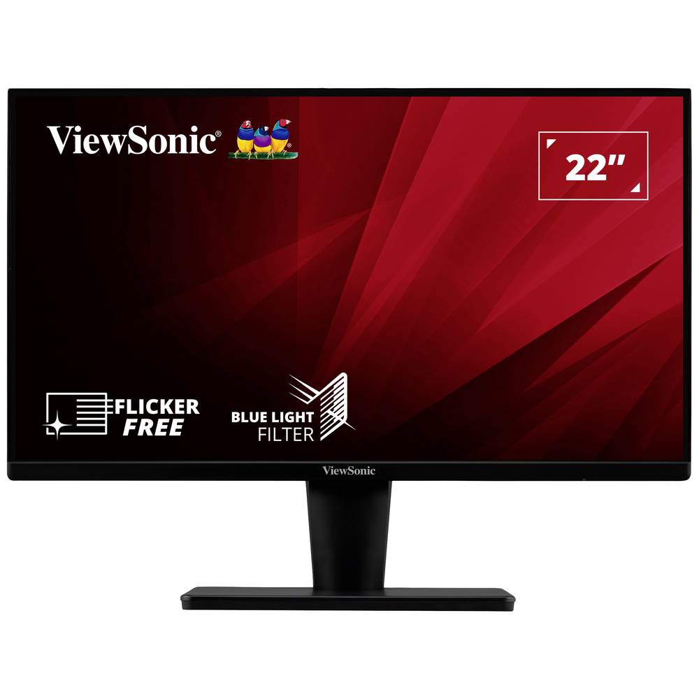 Viewsonic VA2215-H LED-monitor Energielabel F (A – G) 54.6 cm (21.5 inch) 1920 x 1080 Pixel 16:9 5 ms VGA, HDMI, Jackplug VA LED