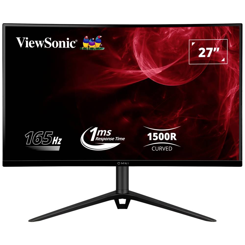 Viewsonic VX2718-PC-MHDJ LED-monitor Energielabel F (A – G) 68.6 cm (27 inch) 1920 x 1080 Pixel 16:9 1 ms HDMI, DisplayPort, Audio, stereo (3.5 mm jackplug)