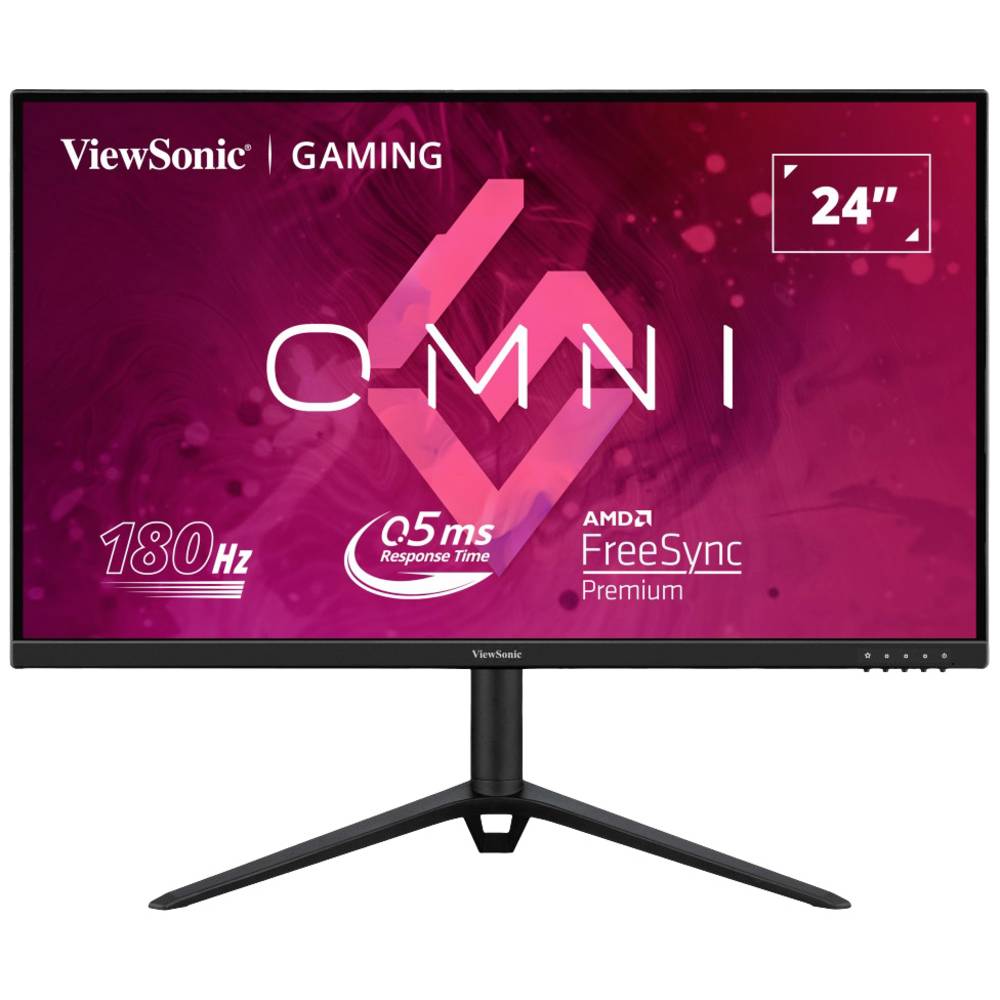 Viewsonic VX2428J Gaming monitor Energielabel E (A – G) 60.5 cm (23.8 inch) 1920 x 1080 Pixel 16:9 0.5 ms HDMI, DisplayPort, Audio, stereo (3.5 mm jackplug)