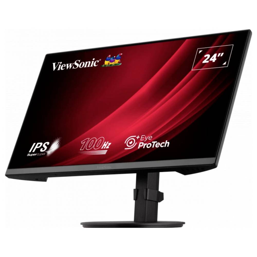 Viewsonic VG2408A LED-monitor Energielabel E (A – G) 60.5 cm (23.8 inch) 1920 x 1080 Pixel 16:9 5 ms HDMI, DisplayPort, Audio, stereo (3.5 mm jackplug), USB-A