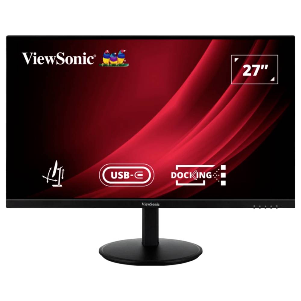 Viewsonic VG2709U-2K LED-monitor Energielabel F (A – G) 68.6 cm (27 inch) 2560 x 1440 Pixel 16:9 4 ms HDMI, DisplayPort, Audio, stereo (3.5 mm jackplug), USB-A