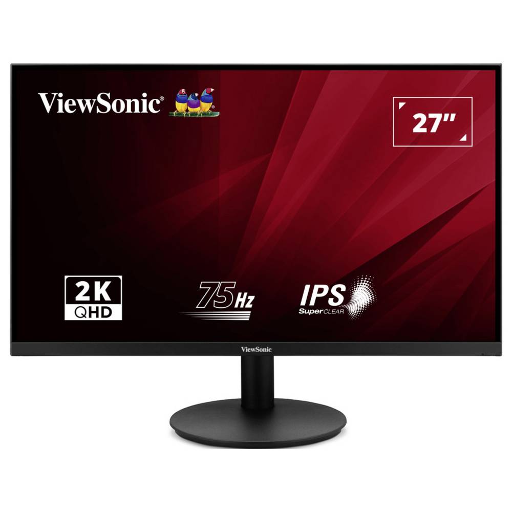 Viewsonic VA2708-2K-HD-2 LED-monitor Energielabel F (A – G) 68.6 cm (27 inch) 2560 x 1440 Pixel 16:9 4 ms HDMI 2.1, DisplayPort, Audio, stereo (3.5 mm