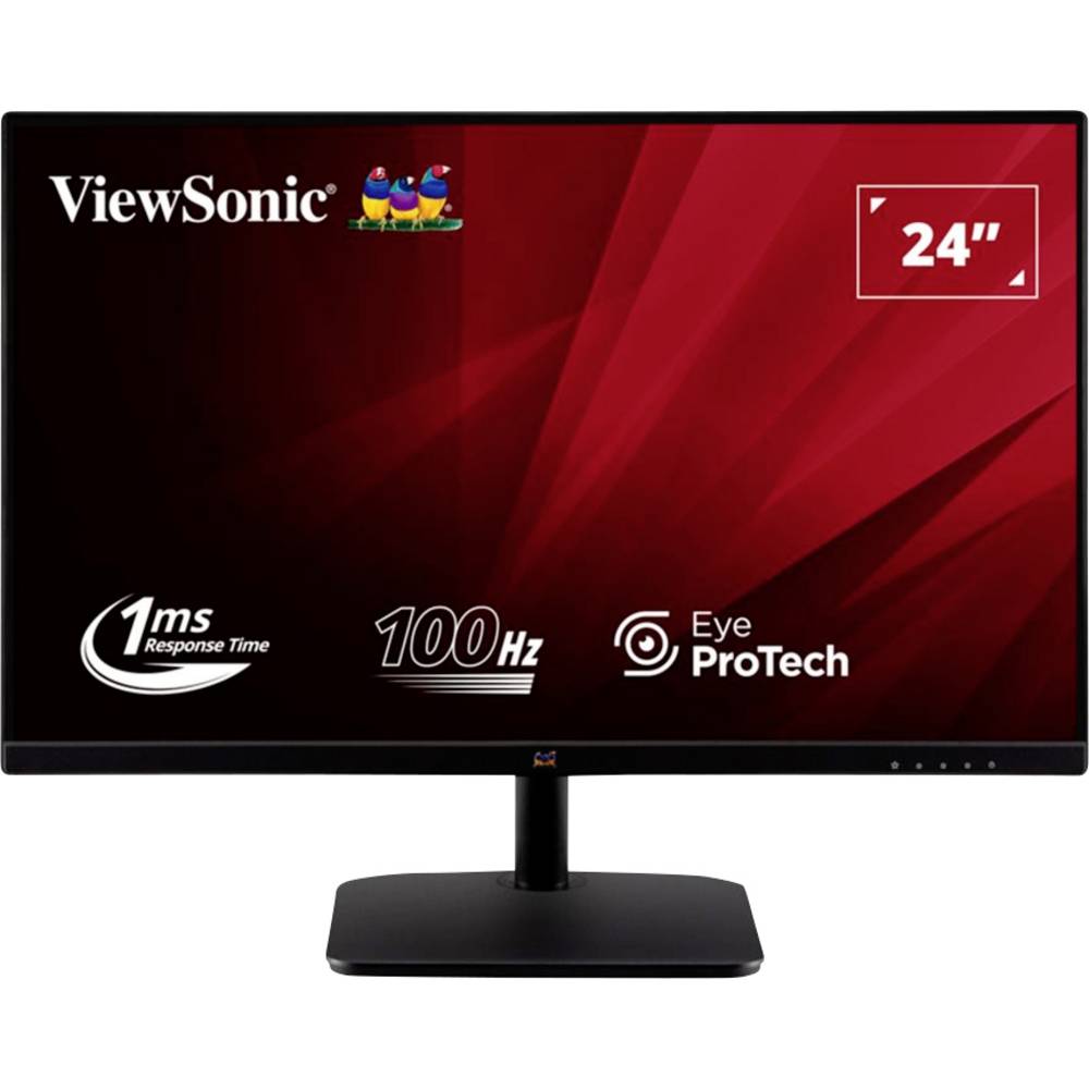 Viewsonic VA2432-H-2 LED-monitor Energielabel E (A - G) 61 cm (24 inch) 1920 x 1080 Pixel 16:9 1 ms IPS LED