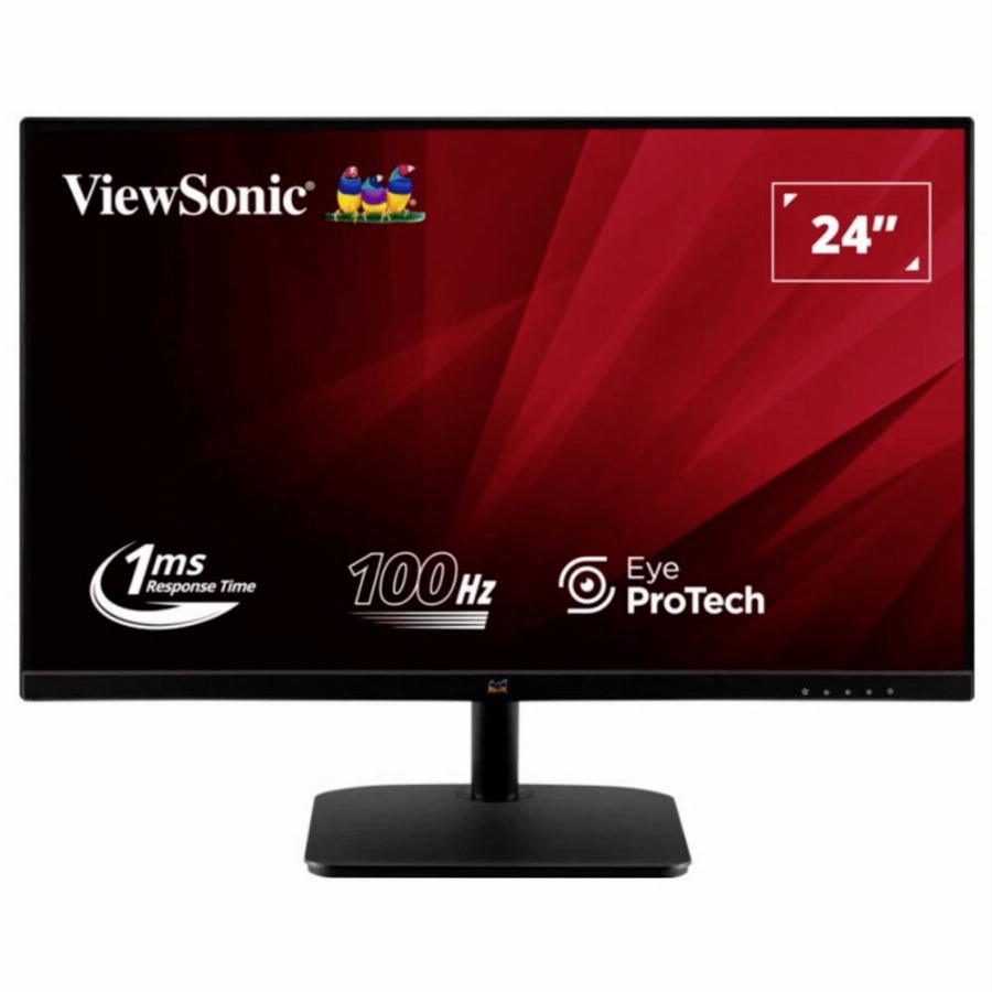 Viewsonic VA2432-MHD-3 LED-monitor Energielabel E (A - G) 61 cm (24 inch) 1920 x 1080 Pixel 16:9 1 ms IPS LED