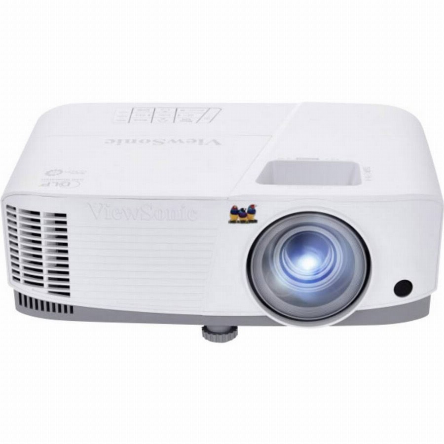 Viewsonic PA503S Beamer DLP 3600 ANSI-lumen 800 x 600 SVGA 3D ready, Automatische keystone-correctie, Short throw, VGA-ingang