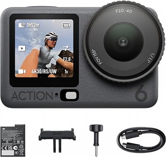 DJI Osmo Action 6 Standard Combo - 8K Waterdichte Actiecamera