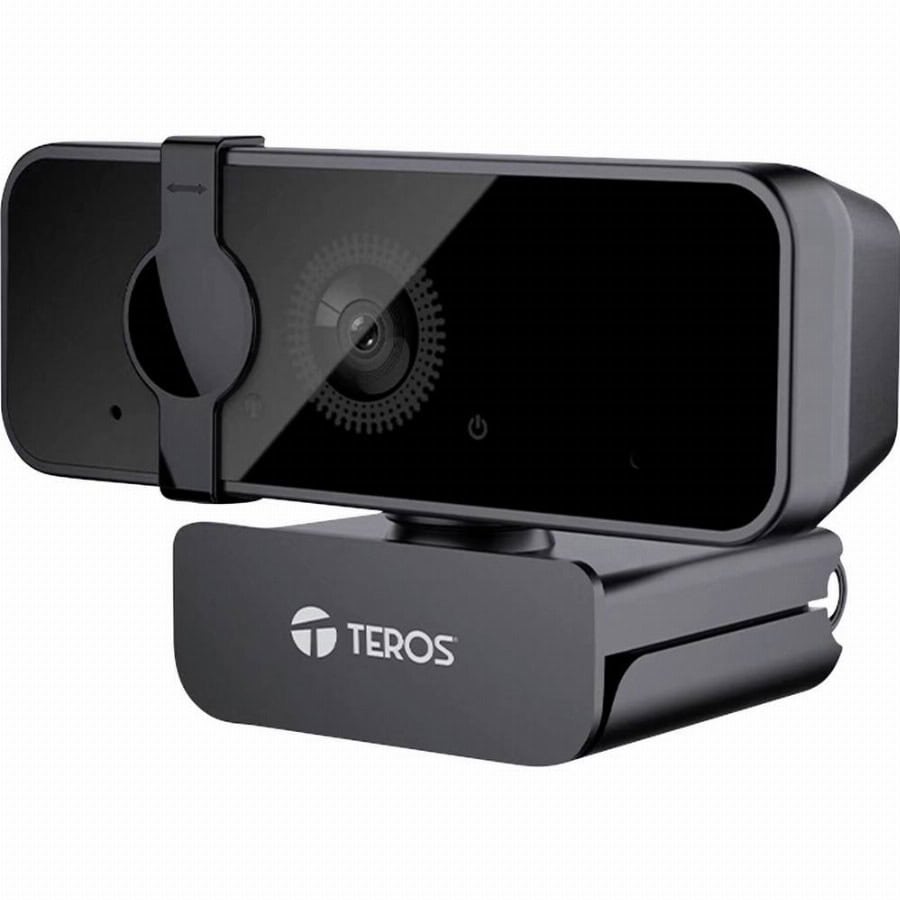 Teros TE-9072 Webcam 2560 x 1440 Pixel Microfoon, Standvoet