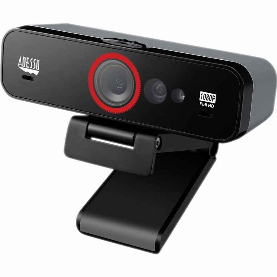 Adesso CyberTrack F1 Full HD-webcam 1920 x 1080 Pixel Voor Windows Hello
