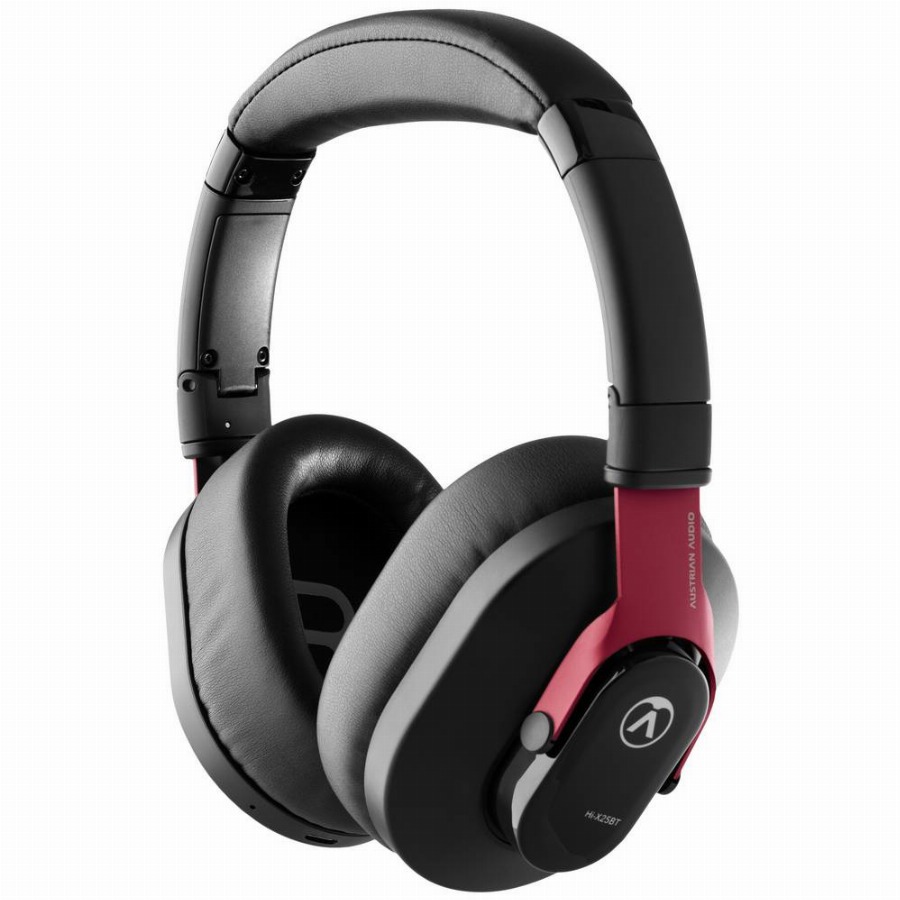 Austrian Audio Hi-X25BT Over Ear koptelefoon Bluetooth, Kabel Zwart Vouwbaar, Headset, Volumeregeling, Zwenkbare oorschelpen, Touchbesturing