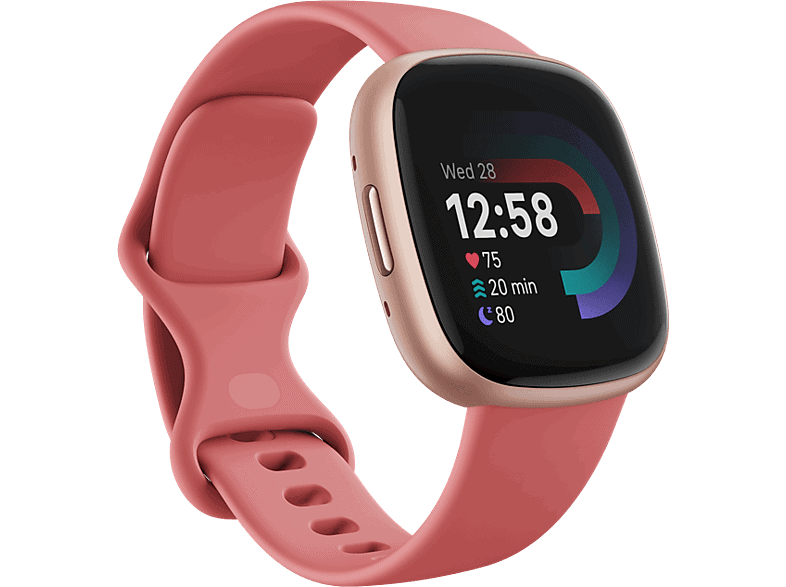 Fitbit Versa 4 – Smartwatch dames en heren – Roze