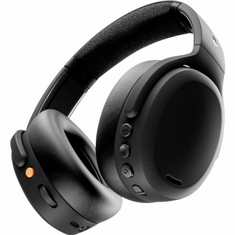 Skullcandy Crusher ANC 2 Over-Ear Over Ear koptelefoon Draadloos, Kabel Grijs Noise Cancelling Hoofdband, Volumeregeling, Headset, Vouwbaar