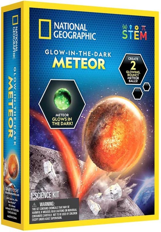 National Geographic Glow-In-The-Dark Meteor Science Kit