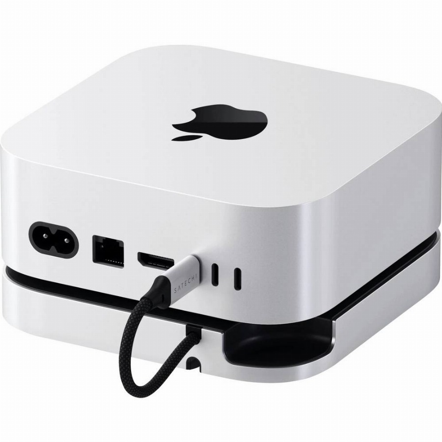 Satechi USB-C Mac Mini M4 Stand & Hub met SSD slot